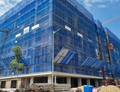 Cung cấp dàn giáo và ván coppha Dự  Án Golden City An Giang